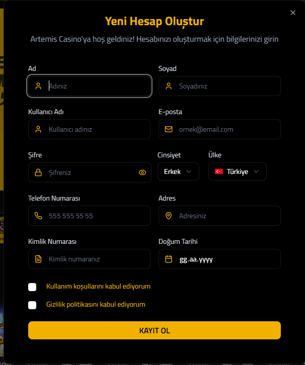 Artemiscasino Giriş